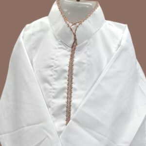 SSP2 - Premium White Kurta Saya with Elegant Makhi
