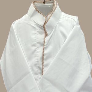 SSP5 - Premium White Kurta Saya with Elegant Makhi