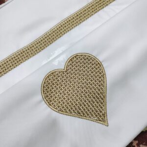 Golden embroidery Kurta Izar Saya sets