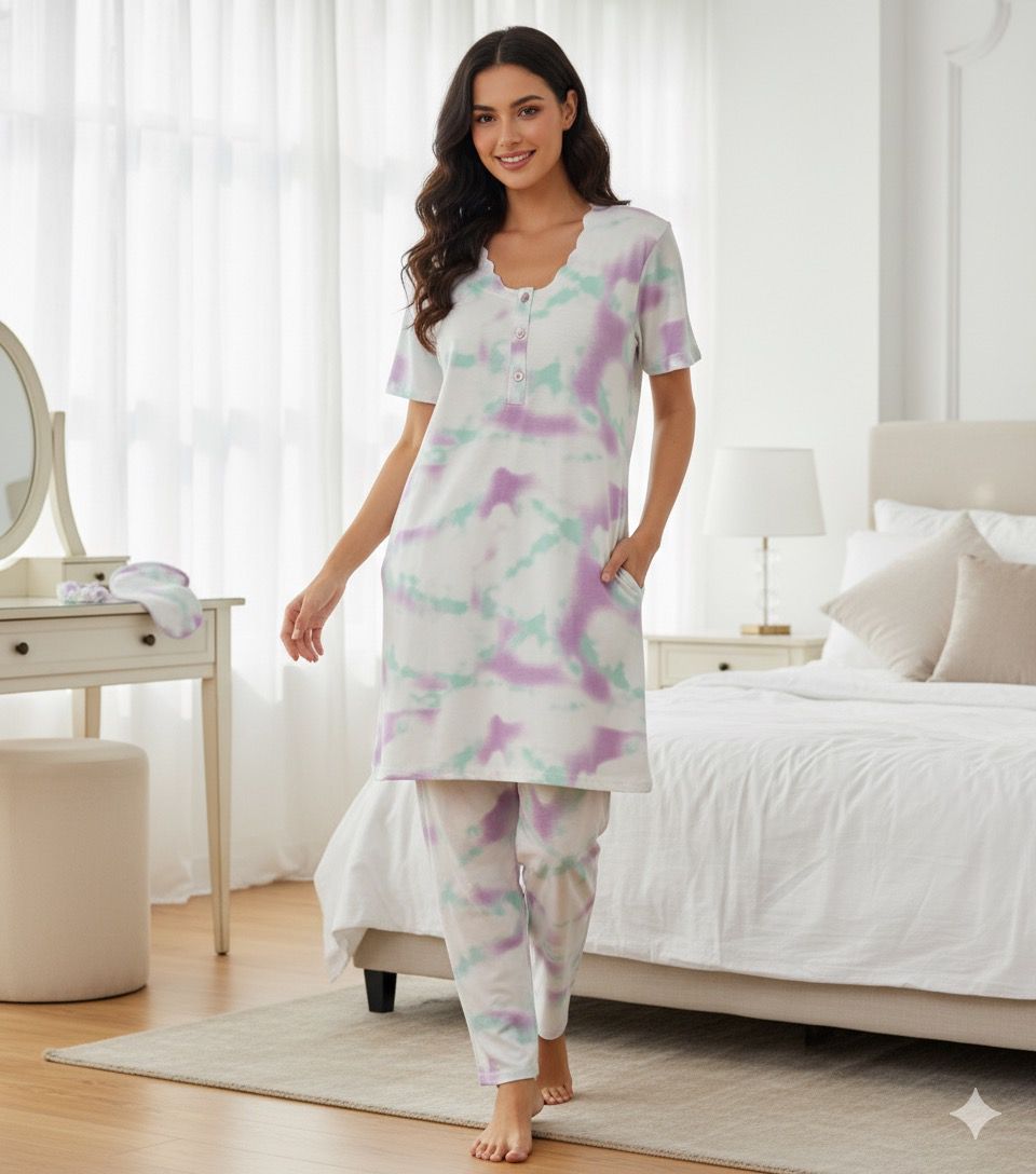 Tie & dye ladies cord set - Image 3